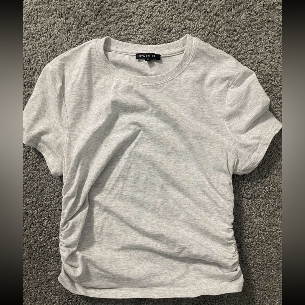 Dynamite scrunched tee.